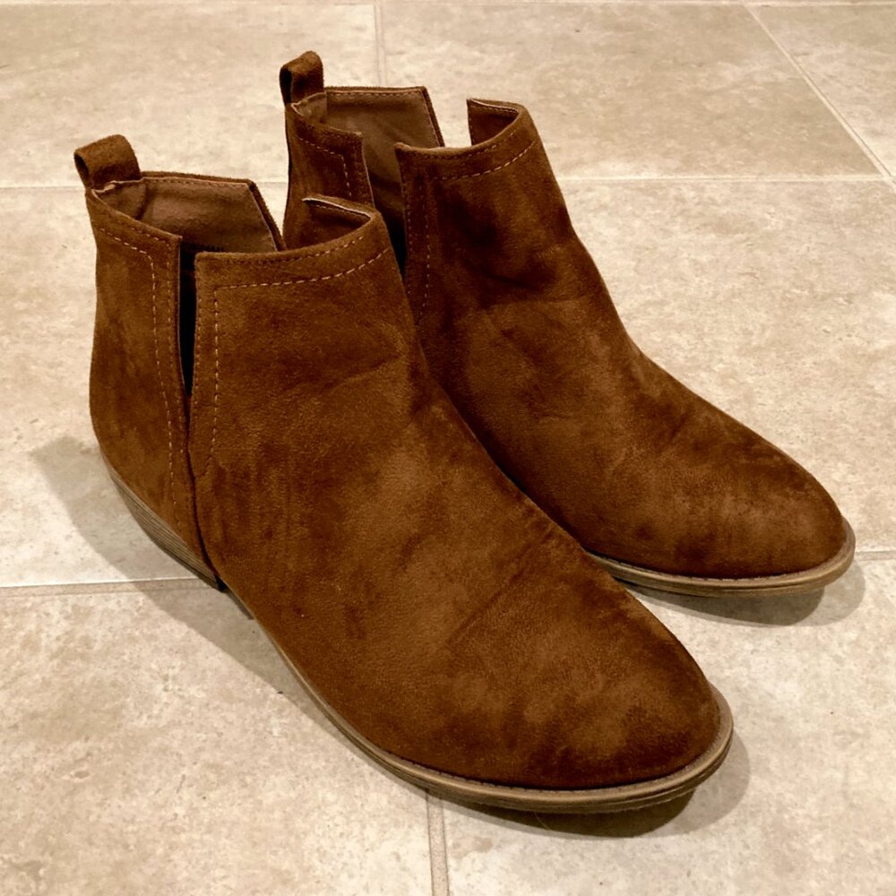 Womens Brown Ankle Boots - Journee Collection Rimi - 8.5
